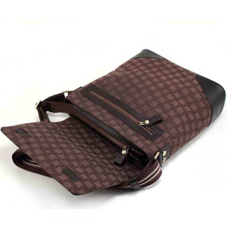 Коричневый мужской планшет Dunhill 32-5