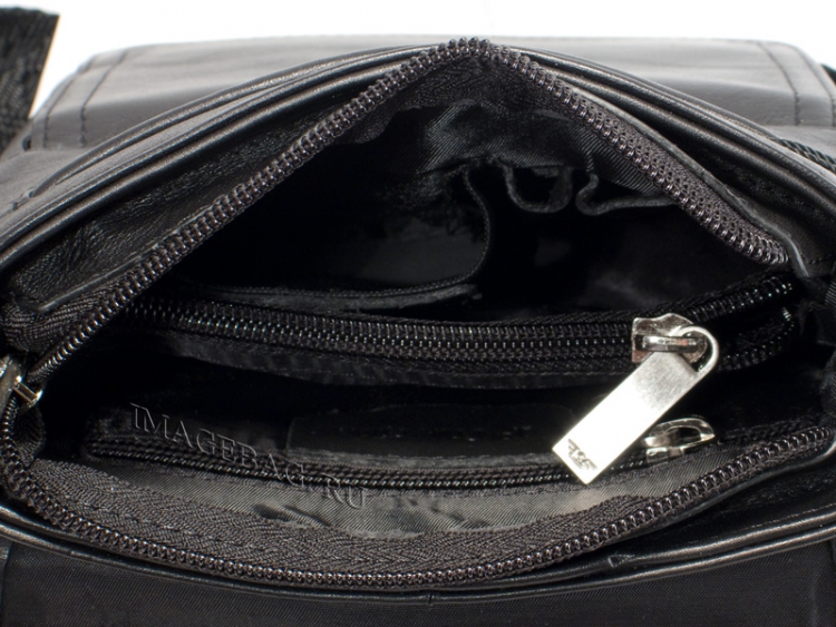 Черная мужская сумка-планшет IP Collection 3129-6.5