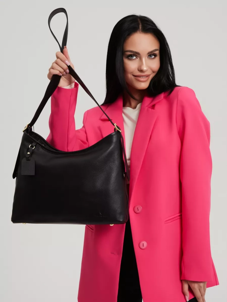 Сумка женская шоппер Paul Rayner black 8214