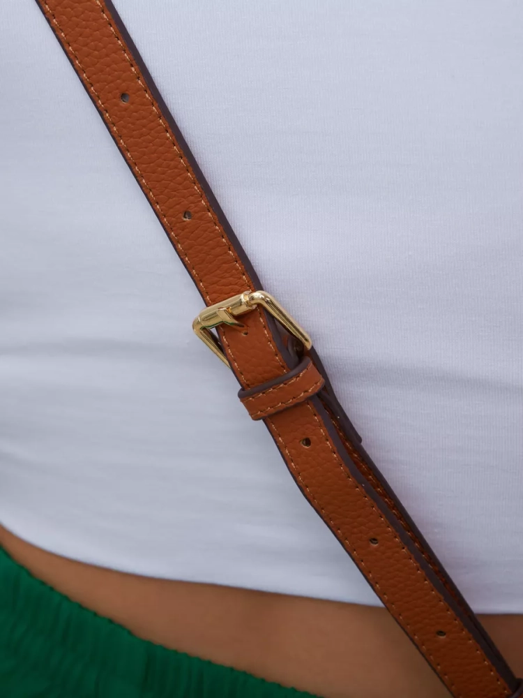 Женская кожаная сумка Paul Rayner brown 6333