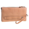 Коричневый мужской клатч на молнии GALIB M-030