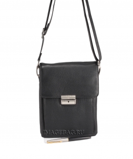 Armani (Армани) компактная мужская сумка из натуральной кожи 