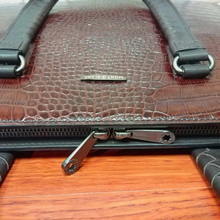 Сумка Montblanc Монблан деловая коричневая