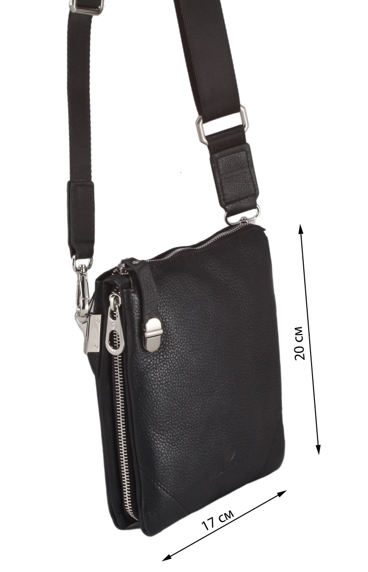 Компактная кожаная сумка через плечо Paul Rayner(volter) 0039051-2-007_3