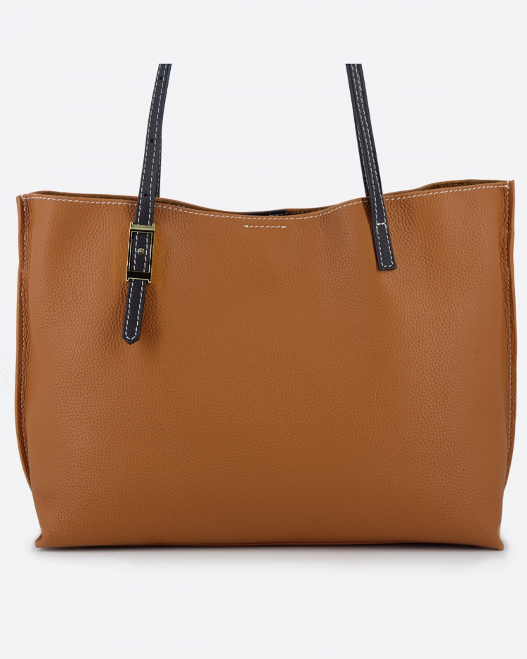 Женская сумка шоппер Paul Rayner Liza brown