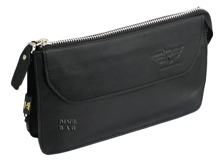 Стильный клатч мужской на молнии IP Collection 818-2-77ip.1