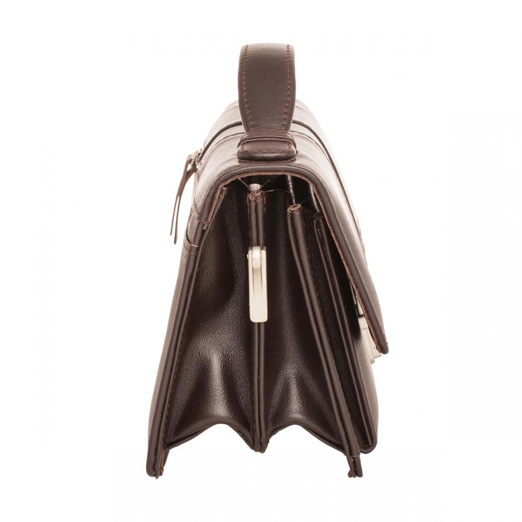 Барсетка мужская коричневая Alford Brown