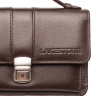 Барсетка мужская коричневая Alford Brown