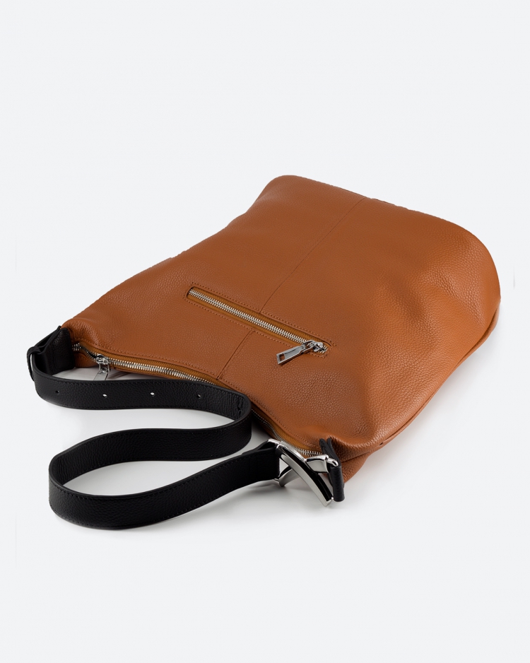 Сумка женская хобо Paul Rayner brown 1500