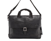 Мужская сумка из натуральной кожи под рептилию Paul Rayner 