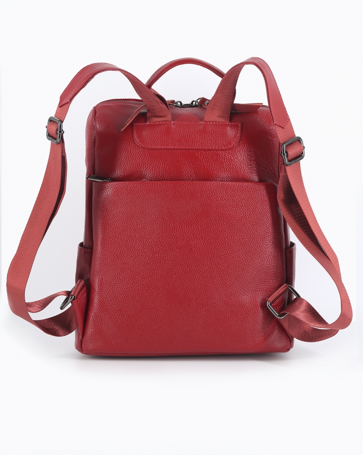 Женский рюкзак городской красный Paul Rayner red 1071