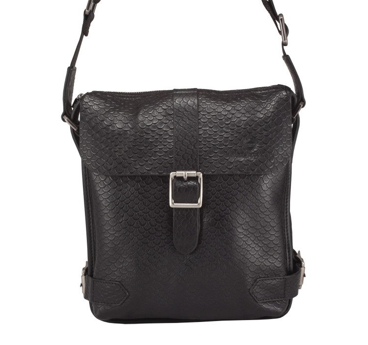 Сумка мужская из кожи под рептилию 00311772-411 