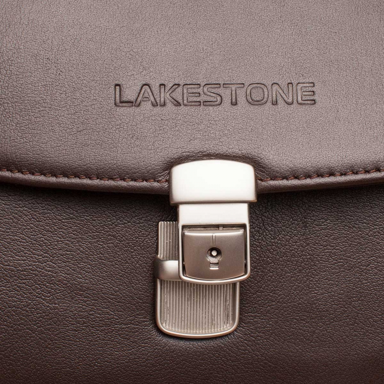 Элегантная коричневая барсетка мужская Evans Brown