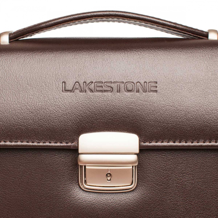 Барсетка коричневая из натуральной кожи Foxcote brown