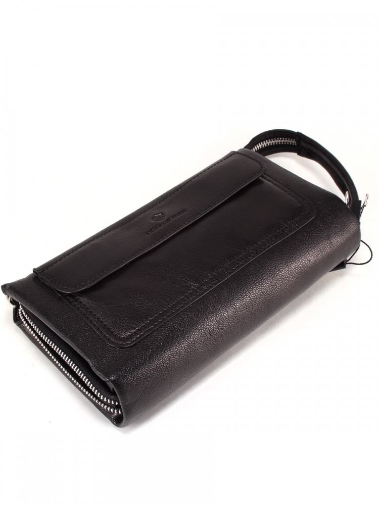 Кожаный мужской клатч с кистевым ремнем Paul Rayner 03538059-357