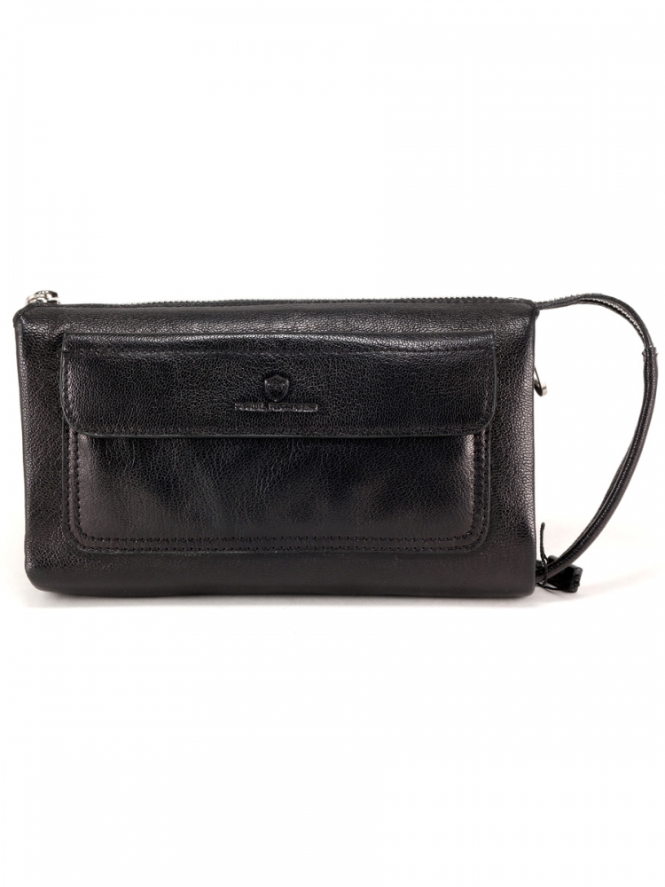 Кожаный мужской клатч с кистевым ремнем Paul Rayner 03538059-357