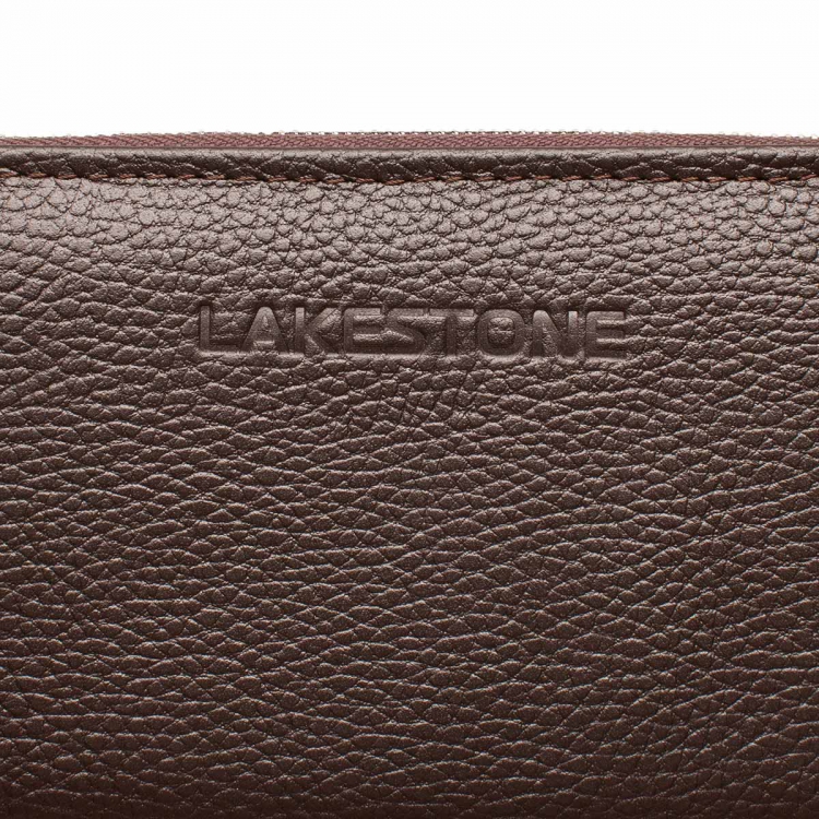 Небольшой кожаный мужской клатч на молнии Bantry Brown