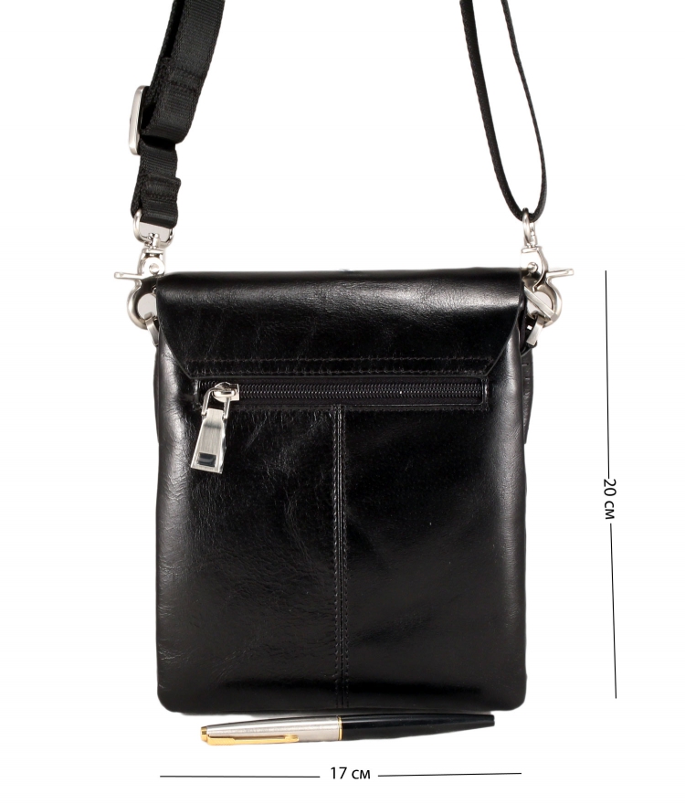 Сумка-планшет мужская из лаковой кожи Paul Rayner 0033387-5_1155