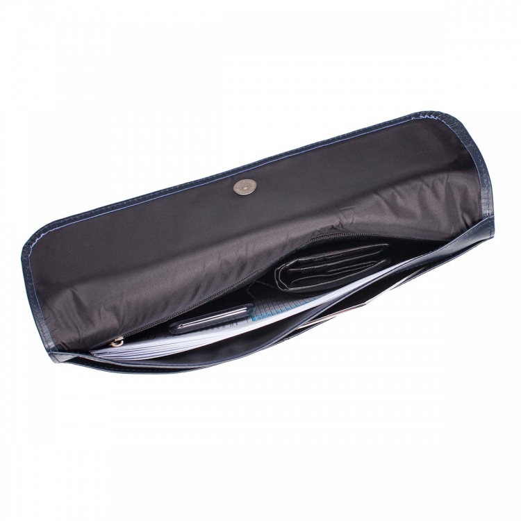 Кожаная папка для документов Crosby Dark Blue