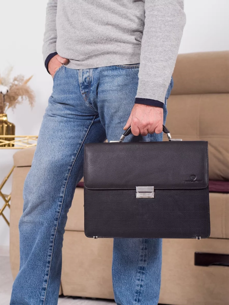 Деловой мужской портфель с кодовым замком Paul Rayner  11785-007/351