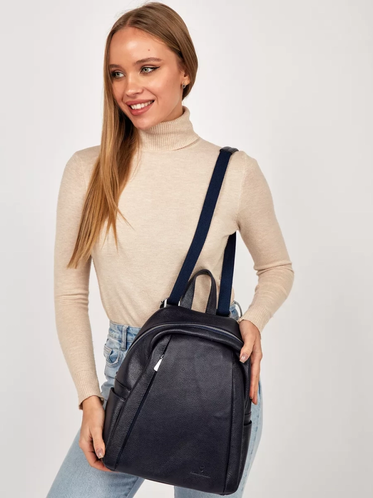 Синий женский городской рюкзак PR Wendy blue 1048