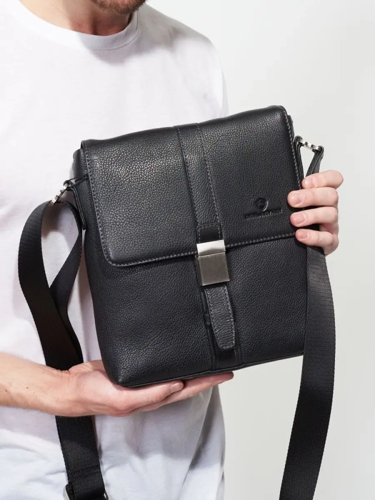 Кожаная мужская сумка-планшет на застежке Paul Rayner 0035117-4