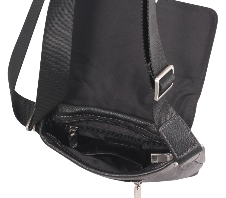 Черная мужская сумка-планшет Paul Rayner 0035117-4_4760