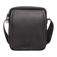 Компактная мужская сумка на плечо Parker Black