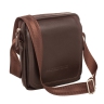 Коричневая маленькая мужская сумка через плечо Parker Brown