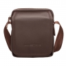Коричневая маленькая мужская сумка через плечо Parker Brown