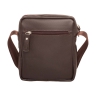 Коричневая маленькая мужская сумка через плечо Parker Brown