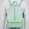 Рюкзак женский кожаный Paul Rayner мятный 1031