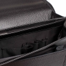 Небольшой мужской кожаный портфель Bishop Black