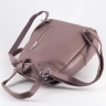 Рюкзак женский кожаный маленький Paul Rayner розовый 1031-1