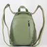 Рюкзак женский кожаный маленький Paul Rayner фисташковый 1031-1