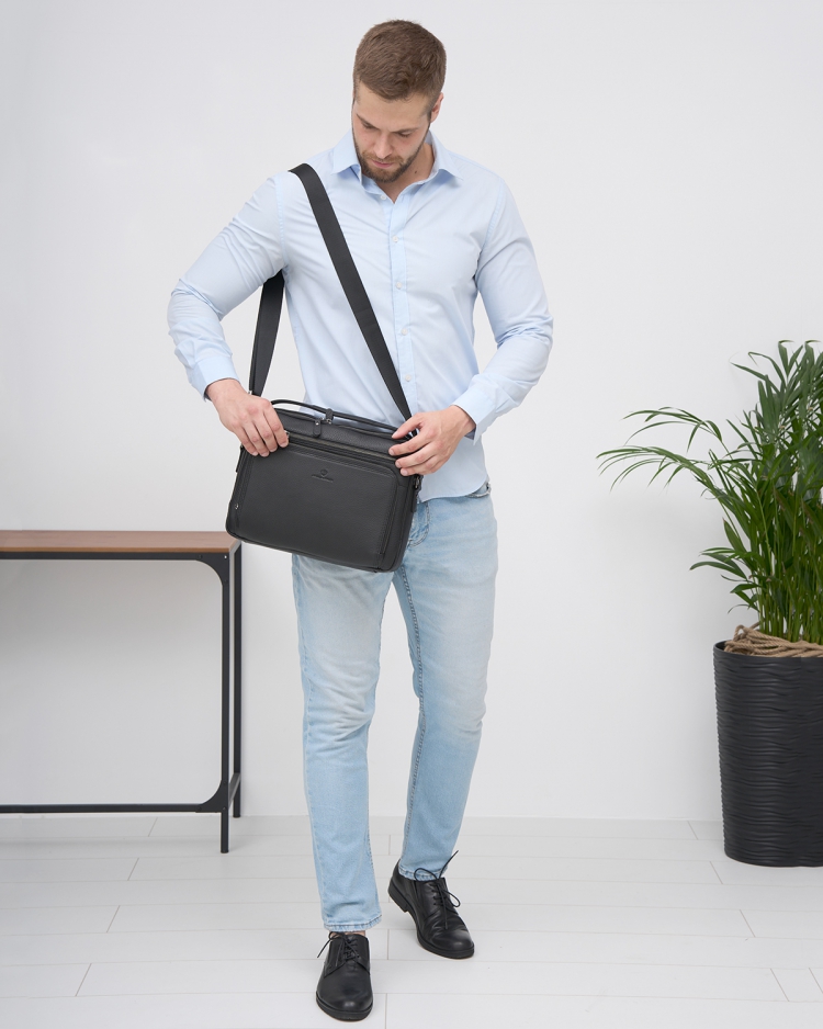 Кожаная деловая сумка для документов а4 Paul Rayner 1943492-7 