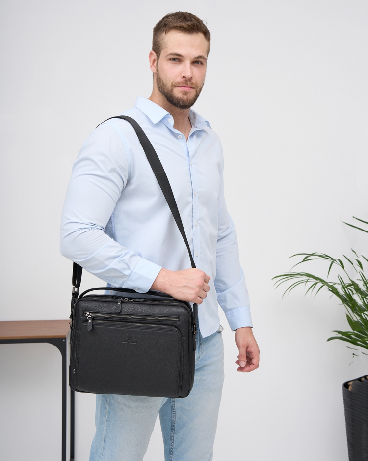 Кожаная деловая сумка для документов а4 Paul Rayner 1943492-7 