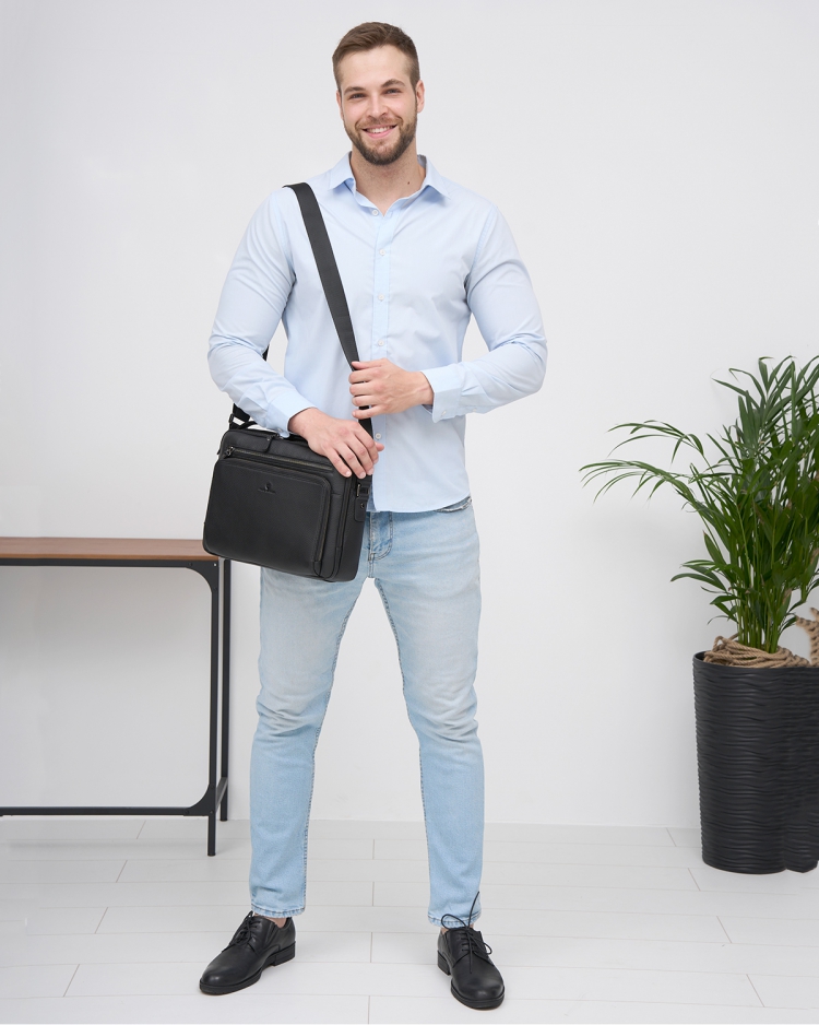 Кожаная деловая сумка для документов а4 Paul Rayner 1943492-7 