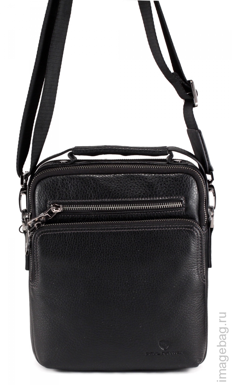 Кожаная сумка черная Paul Rayner 0035270-4-9145