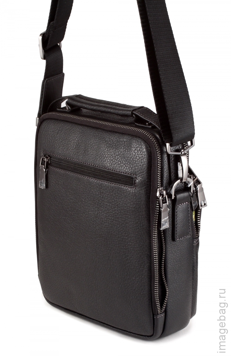 Кожаная сумка черная Paul Rayner 0035270-4-9162