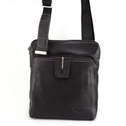 Кожаная мужская сумка через плечо IP Collection 1962-01