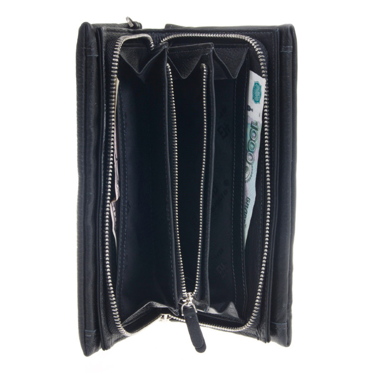 Клатч кожаный мужской на молнии GALIB 7M166