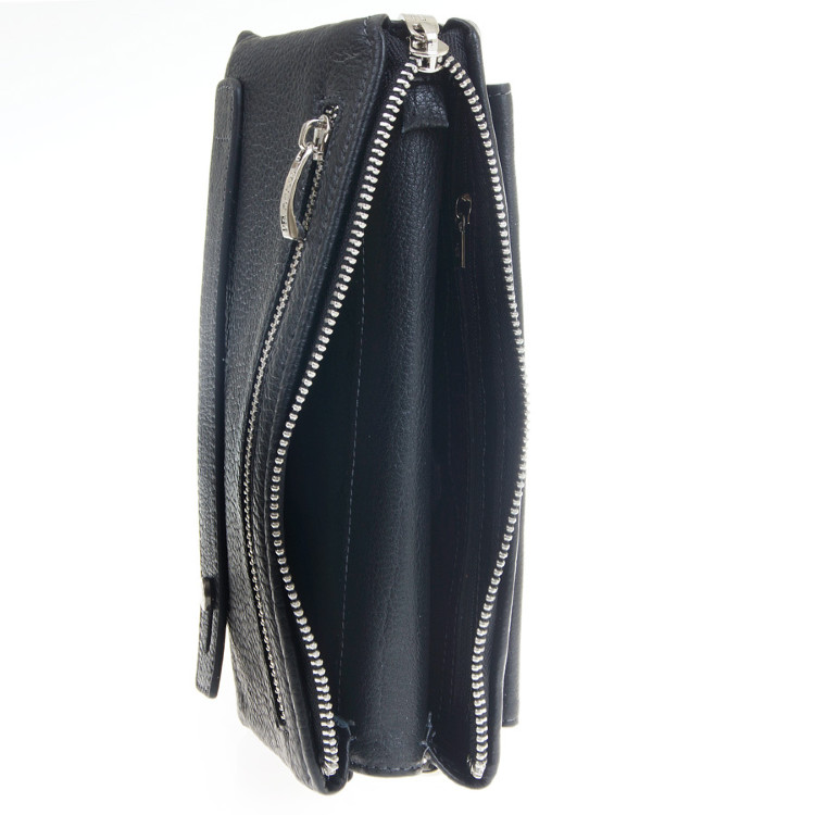 Клатч кожаный мужской на молнии GALIB 7M166