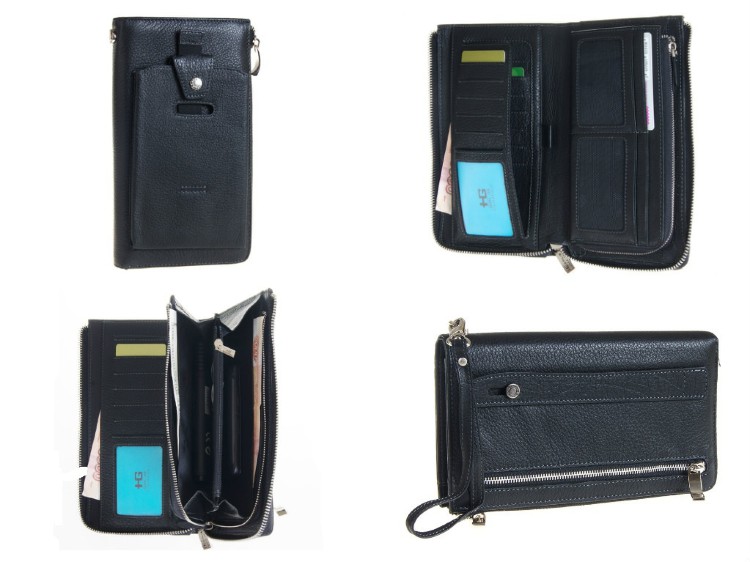 Большой мужской клатч из натуральной кожи GALIB 7M168