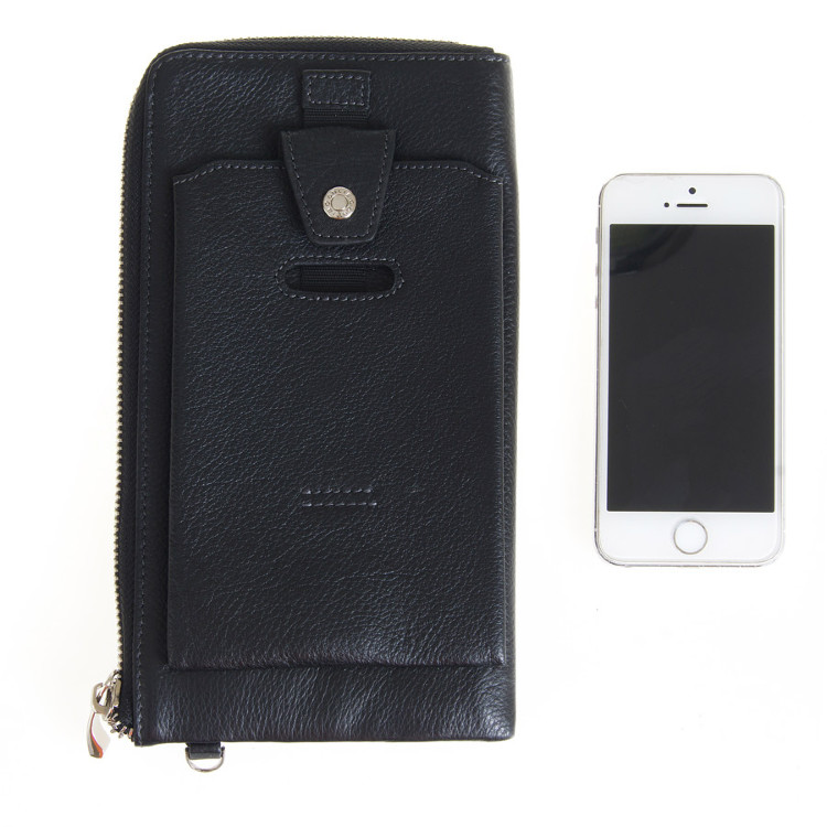 Мужской клатч из кожи на молнии GALIB 7M170