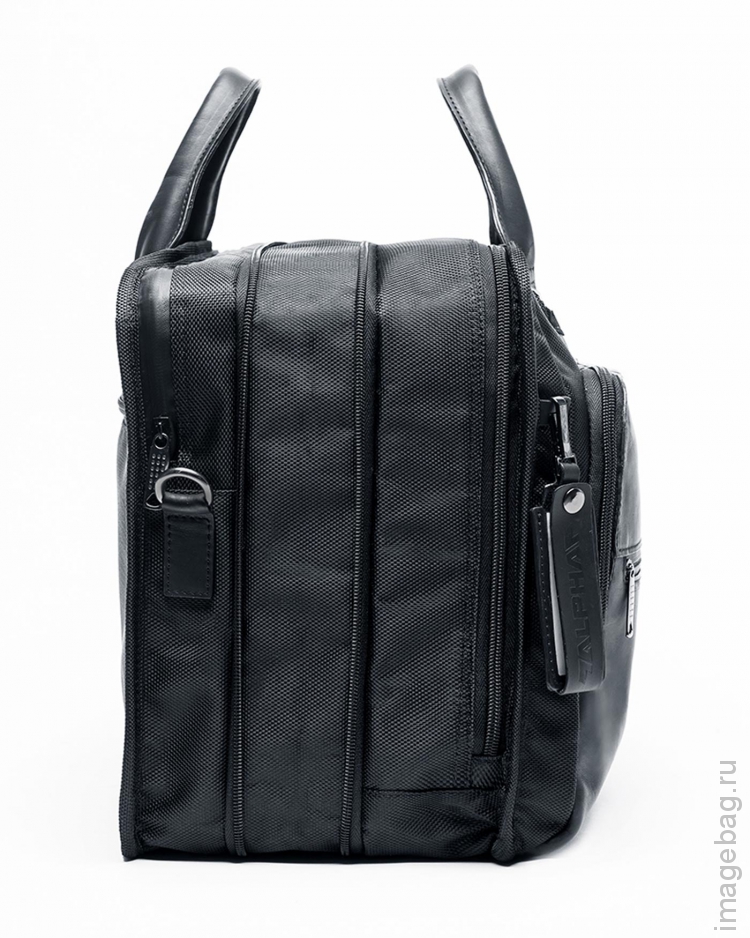 ALPHA X01 black Деловая сумка для документов черная-11