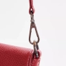 Клатч женский кожаный красный 8819